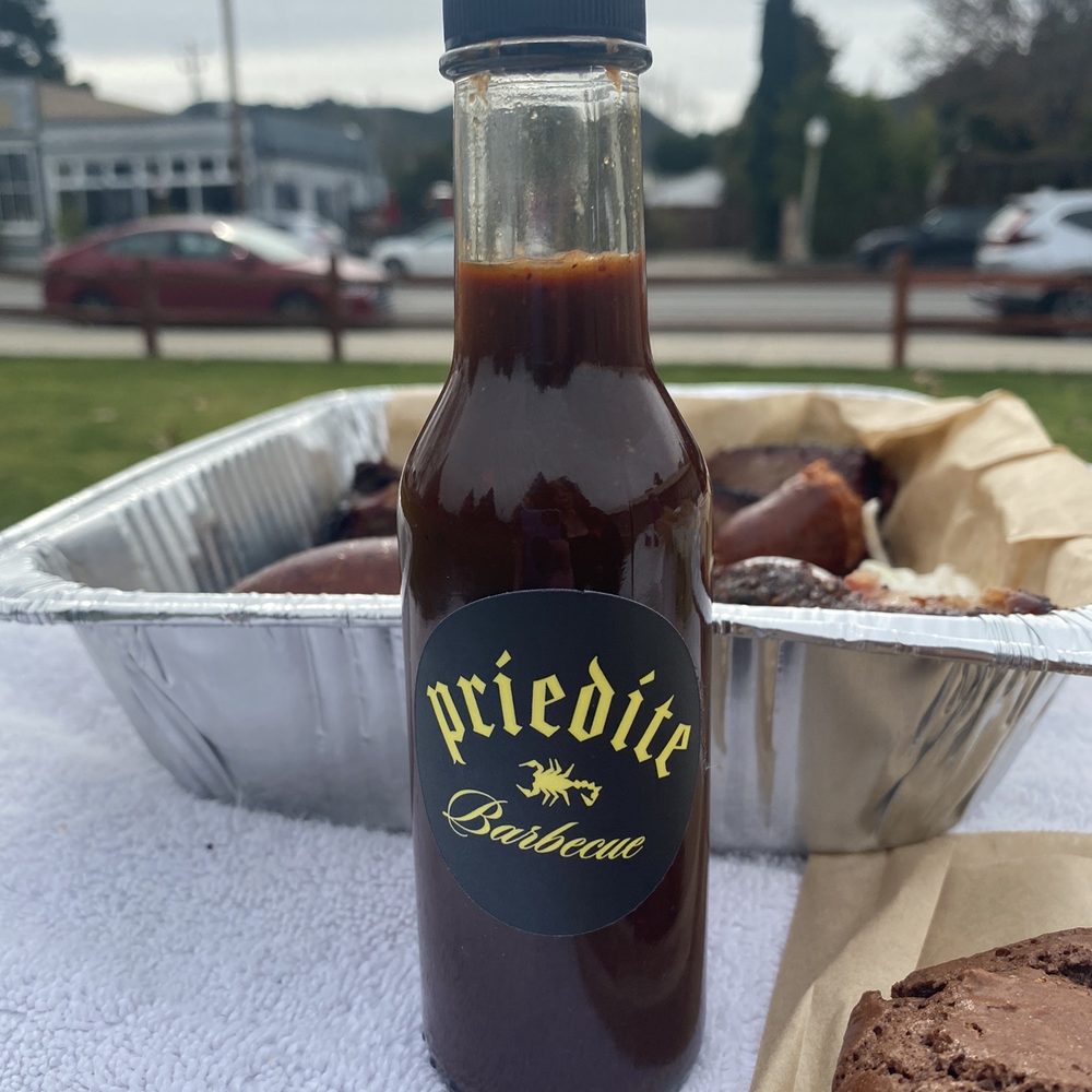 Priedite Barbecue - Adobo BBQ Sauce....Delicious but not needed on that meat! - Barbeque Near Me - Los Alamos, California Priedite Barbecue - Adobo BBQ Sauce....Delicious but not needed on that meat! - Barbeque Near Me - Los Alamos, California