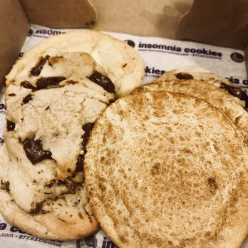 Insomnia Cookies - The snickerdoodles just came out of the oven and they were to die for! - Desserts Near Me - Reno, Nevada Insomnia Cookies - The snickerdoodles just came out of the oven and they were to die for! - Desserts Near Me - Reno, Nevada