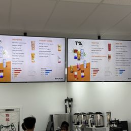 Digital menu board Digital menu board