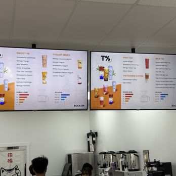 T% Coffee + Tea - Rocklin - Digital menu board - Bubble Tea Near Me - Rocklin, California T% Coffee + Tea - Rocklin - Digital menu board - Bubble Tea Near Me - Rocklin, California