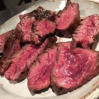 Trust - Domestic wagyu from Omaha. Seasoning is salt and fire. Hanger steak - Tapas/Small Plates Near Me - Santa Ana, California