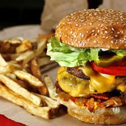 Five Guys - a cheeseburger and french fries - burger, food, burgers - Fast Food Near Me - Mohegan Lake, New York