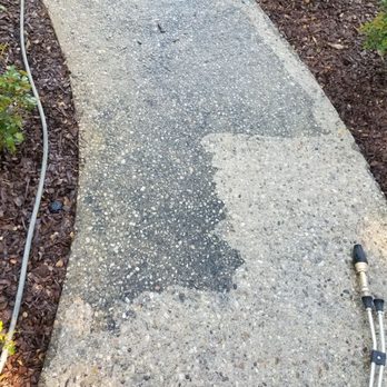 One Power Washing - Powerwashing a walk way in the city of Palos Verde - Pressure Washers Near Me