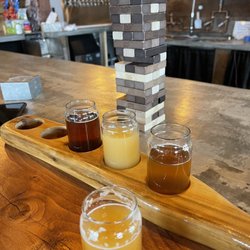 Crazy Llama Brewing Company - Paddle of 1-5 brews , they also have guest beers and a seltzer on draft