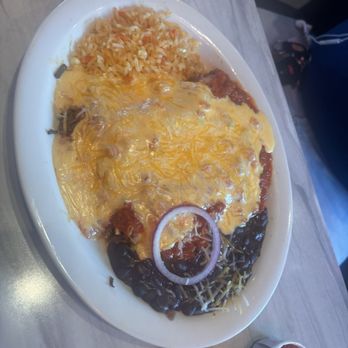 Magnolia Cafe South - Beef enchilada - Breakfast & Brunch Near Me - Austin, Texas Magnolia Cafe South - Beef enchilada - Breakfast & Brunch Near Me - Austin, Texas