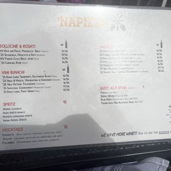 Napizza - 2026 drink menu - Pizza Near Me - San Francisco, California Napizza - 2026 drink menu - Pizza Near Me - San Francisco, California