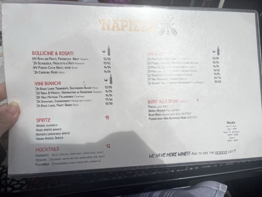 Menu photo 2 Napizza San Francisco, CA Menu photo 2 Napizza San Francisco, CA