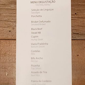 NB Steak Alphaville - Menu degustação/ tasting menu - Steakhouses Near Me - Alphaville Industrial, SP