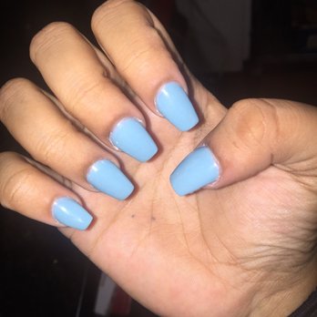 Atlantis Nail Bar - Sorry I couldn't get a super good or clear pic, but it looks good trust me - Nail Salons Near Me - Spring, Texas