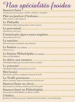 Menu photo 3 La Sandwichomania Verviers, WLG