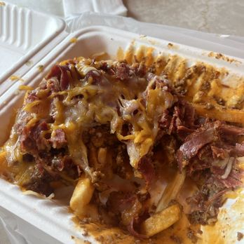 Corona Burgers - Chili cheese fries with pastrami - Burgers Near Me - Corona, California