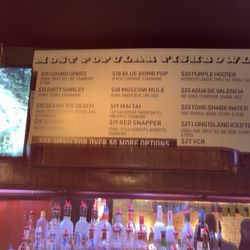 Duffy's Tavern - Menu