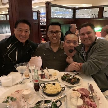 801 Chophouse - One of the boys could come on the trip so we took his head with us to eat at the steakhouse. - Steakhouses Near Me - Denver, Colorado