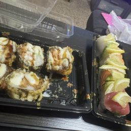 Hair mex and rainbow roll Hair mex and rainbow roll
