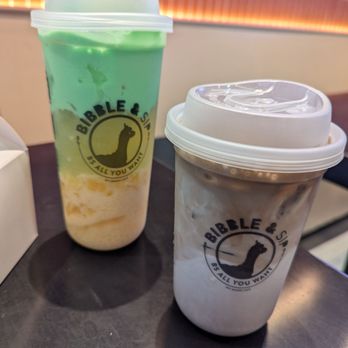 Bibble & Sip - Pandan coconut mango sago drink, iced black sugar hojicha latte - Coffee & Tea Near Me - New York, New York Bibble & Sip - Pandan coconut mango sago drink, iced black sugar hojicha latte - Coffee & Tea Near Me - New York, New York