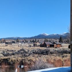 Walker River Lodge - View out my sliding door