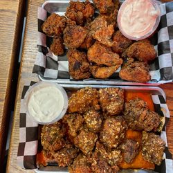 Firehouse Tavern - Garlic parm & chipotle ranch dry rub boneless wings