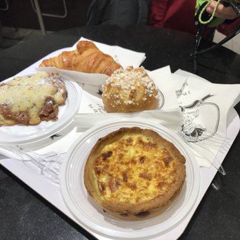 La Petite Marquise - quiche Lorraine, croissant des amandes, brioche au sucre, et croissant beurre - Bakeries Near Me - Paris, 75 La Petite Marquise - quiche Lorraine, croissant des amandes, brioche au sucre, et croissant beurre - Bakeries Near Me - Paris, 75
