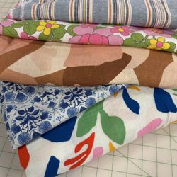 LA Finch Fabrics - Designer Deadstock Apparel Fabrics available online and in store. Rayon linen yarn dyed, cotton linen , cotton spandex poplin, gauze