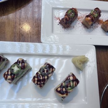 Hudson House - Tuna Pressed Sushi, Spicy Salmon Crispy Rice - Seafood Near Me - Addison, Texas