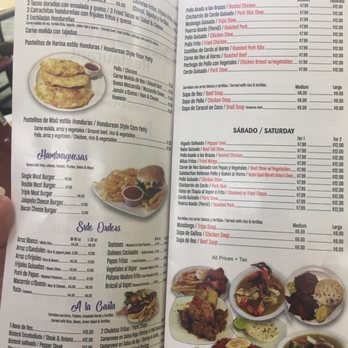 El Rey Del Sabor - Menu - Honduran Near Me - Irving, Texas