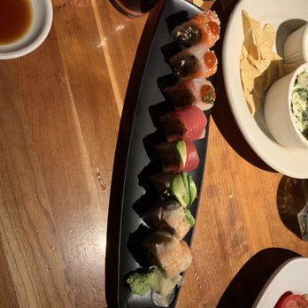 Houston's Restaurant - Rainbow sushi - New American Near Me - Irvine, California Houston's Restaurant - Rainbow sushi - New American Near Me - Irvine, California