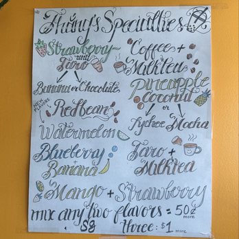 Thang's French Coffee & Bubble Tea - The Menu - Juice Bars & Smoothies Near Me - Honolulu, Hawaii Thang's French Coffee & Bubble Tea - The Menu - Juice Bars & Smoothies Near Me - Honolulu, Hawaii