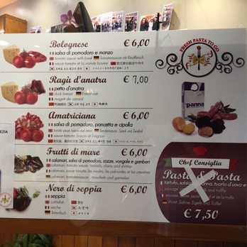 Pasta & Pasta - Menu - Pasta Shops Near Me - Venezia, VE