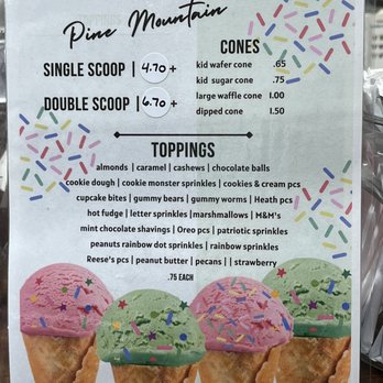 Pine Mountain Country Coffee House - ice cream toppings - Coffee & Tea Near Me - Festus, Missouri