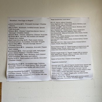 Bagel Kitchen - Menu - Bagels Near Me - Pacific Grove, California