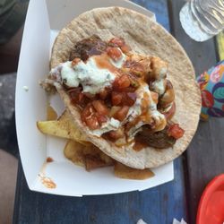 Harambe Market - Beef and lamb kofta pita