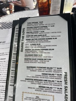 Menu photo 1 Stilt House Cedarburg, WI Menu photo 1 Stilt House Cedarburg, WI