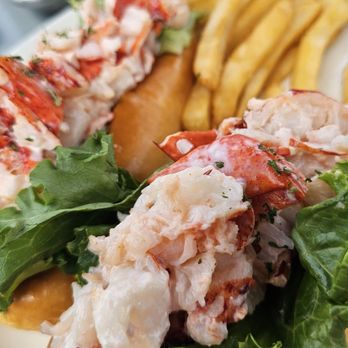 Dockside Inn & Tavern - Lobster Rolls with fries - American Near Me - Greenville, Maine Dockside Inn & Tavern - Lobster Rolls with fries - American Near Me - Greenville, Maine