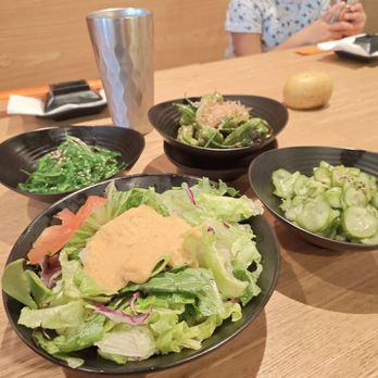 Eat's Ayce Sushi - House salad, cucumber salad, shishito peppers, seaweed salad - Japanese Near Me - Alhambra, California Eat's Ayce Sushi - House salad, cucumber salad, shishito peppers, seaweed salad - Japanese Near Me - Alhambra, California