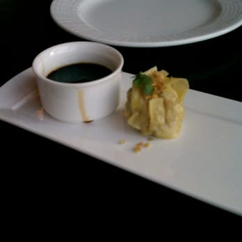 Sugar Palm - Kanom Jeeb, steam dumplings, starter size, 3 to an order - Thai Near Me - Alexandria, Virginia Sugar Palm - Kanom Jeeb, steam dumplings, starter size, 3 to an order - Thai Near Me - Alexandria, Virginia