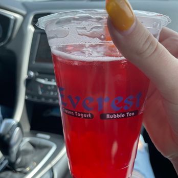 Everest Frozen Yogurt & Bubble Tea - medium sized dragonfruit tea with strawberry bursting boba - Bubble Tea Near Me - Morris, Illinois Everest Frozen Yogurt & Bubble Tea - medium sized dragonfruit tea with strawberry bursting boba - Bubble Tea Near Me - Morris, Illinois
