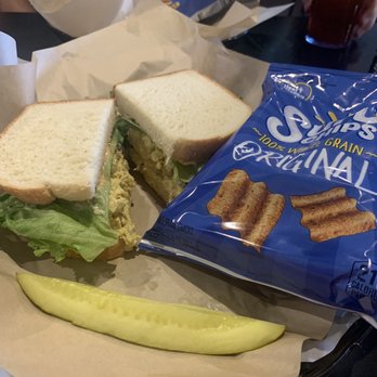 The Cheddar Box Cafe - Sweet Dreams Sandwich (curry chicken salad) - Specialty Food Near Me - Louisville, Kentucky