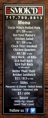 Menu photo 8 Get Smok'd BBQ Camp Hill, PA