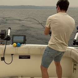 Mega-Bite Fishing Charters - Quick catch as soon as we got set