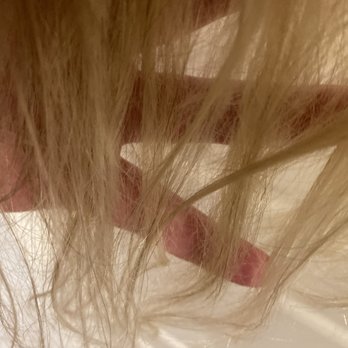Cult of Mane - Hair is stringy, breaking, 50% has fallen out due to recommendation of shampoo to start by stylist before my appointment. This is whats left - Hair Salons Near Me - Denver, Colorado