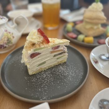 Prince Tea House - Edison - Fruit Mille crepes cake-great!! Amazing!! Fantastic!! must try!! - Desserts Near Me - Edison, New Jersey