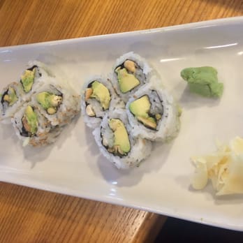 Ginger - Avocado peanut roll? Weird.. Yes... Delicious.. Unbelievably nom - Asian Fusion Near Me - Lincoln, Nebraska Ginger - Avocado peanut roll? Weird.. Yes... Delicious.. Unbelievably nom - Asian Fusion Near Me - Lincoln, Nebraska