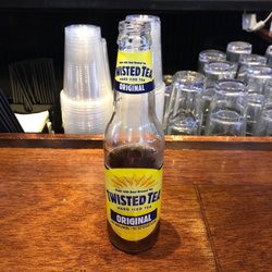 CP's Pub - Twisted Tea. Perfect for me right now. Tastes delicious after a weekend of beer.
