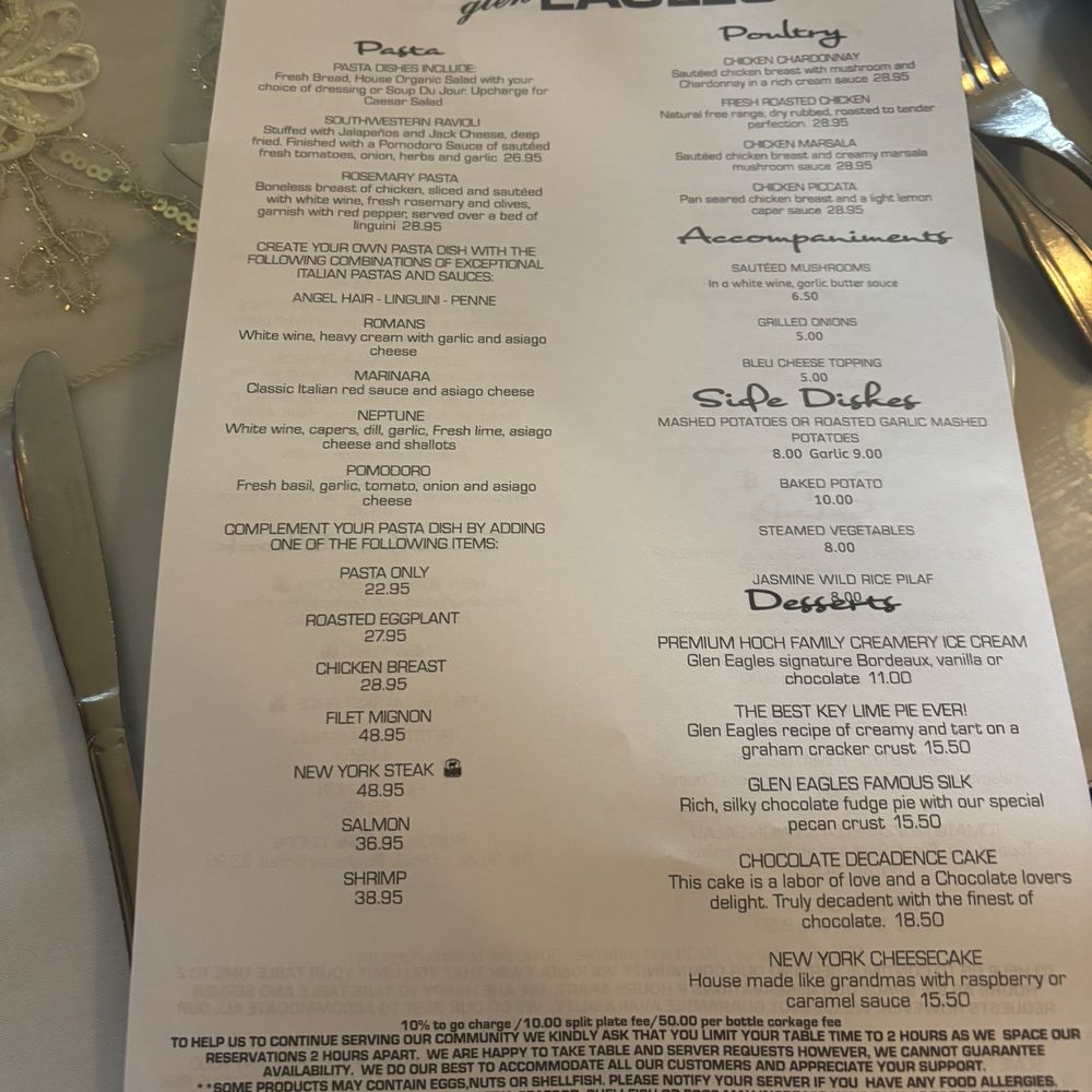 Glen Eagle's Restaurant & Lounge - Menu - American Near Me - Carson City, Nevada Glen Eagle's Restaurant & Lounge - Menu - American Near Me - Carson City, Nevada