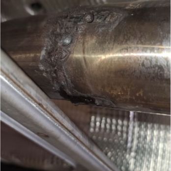 Midas - Bad welds causing exhaust leak - Auto Repair Near Me - Fair Oaks, California Midas - Bad welds causing exhaust leak - Auto Repair Near Me - Fair Oaks, California