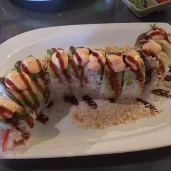 Planet Thailand - A delicious Caterpillar roll! - Sushi Bars Near Me - Natchez, Mississippi