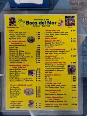 Menu photo 5 Mi Ranchito Boca de Tomatlán, JAL