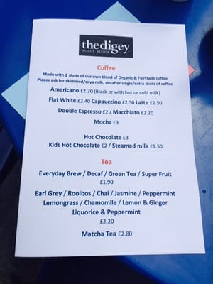 Menu photo 4 The Digey Food Room St. Ives, CON Menu photo 4 The Digey Food Room St. Ives, CON