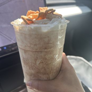 The Perfect Spot Nutrition - Cinnamon Toast Churro protein shake - Coffee & Tea Near Me - Tustin, California The Perfect Spot Nutrition - Cinnamon Toast Churro protein shake - Coffee & Tea Near Me - Tustin, California