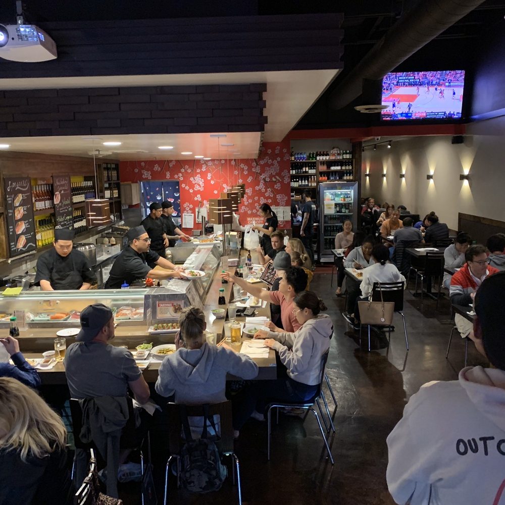 Crazy Rock'N Sushi - Busy evenings at Crazy Rock'N - Sushi Bars Near Me - Irvine, California Crazy Rock'N Sushi - Busy evenings at Crazy Rock'N - Sushi Bars Near Me - Irvine, California